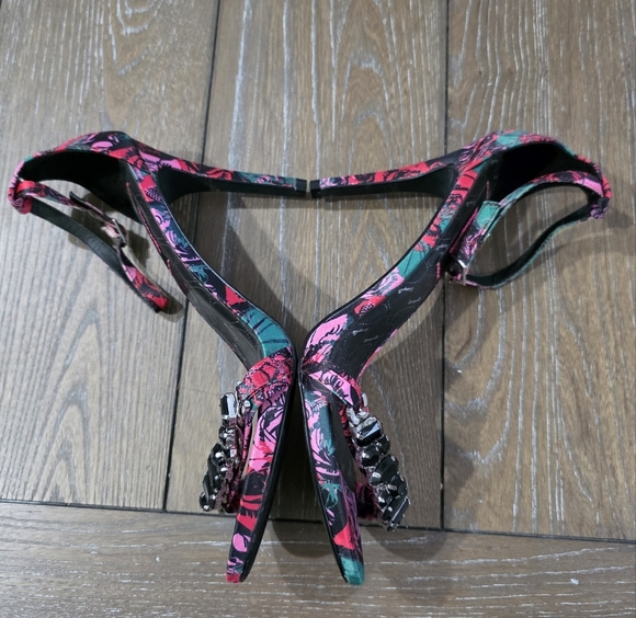 Betseyville Floral Stiletto Heels, Women's Size 8.5 - Picture 6 of 9